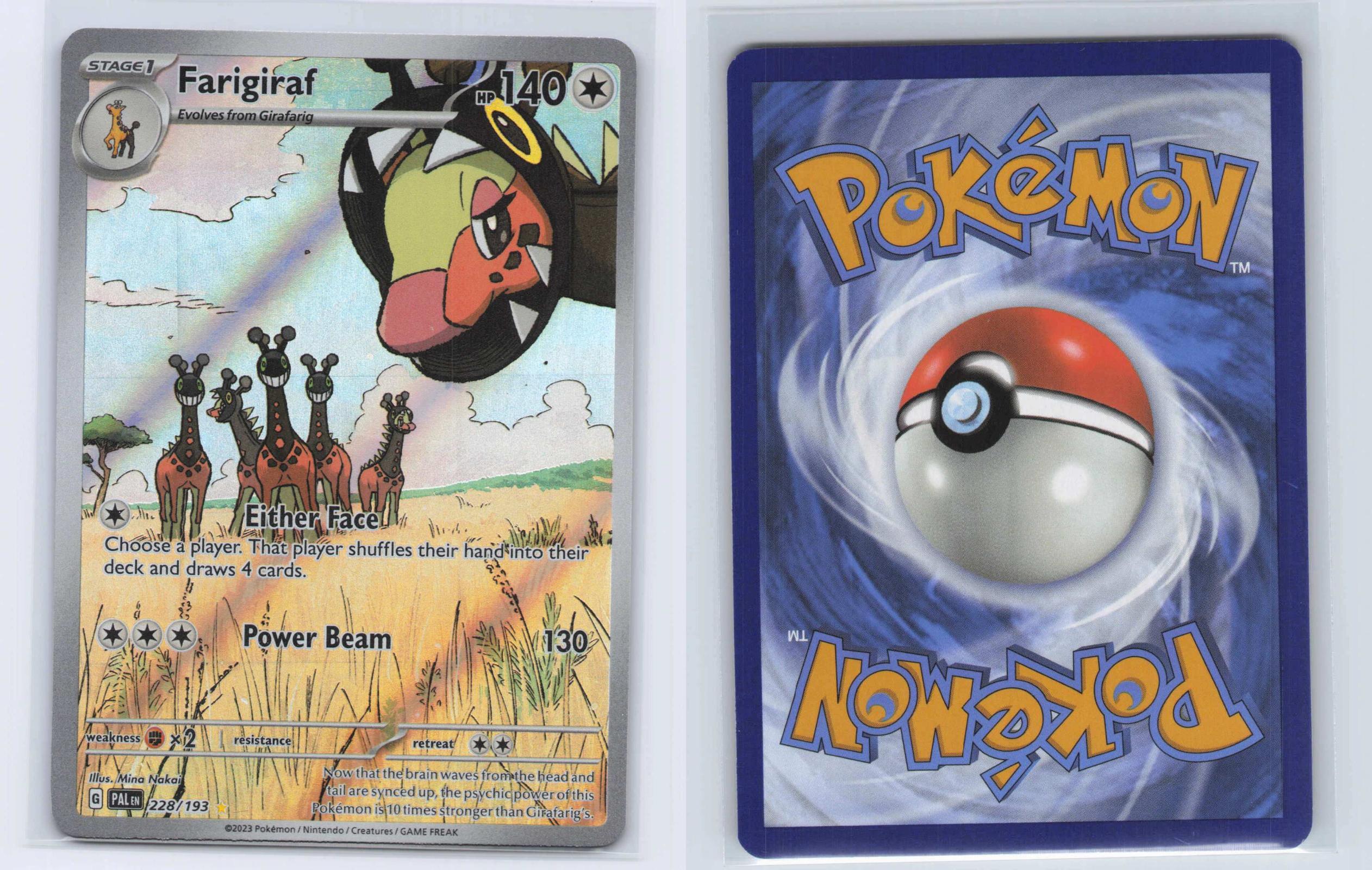 (#228/193) Farigiraf - Holo [Paldea Evolved]