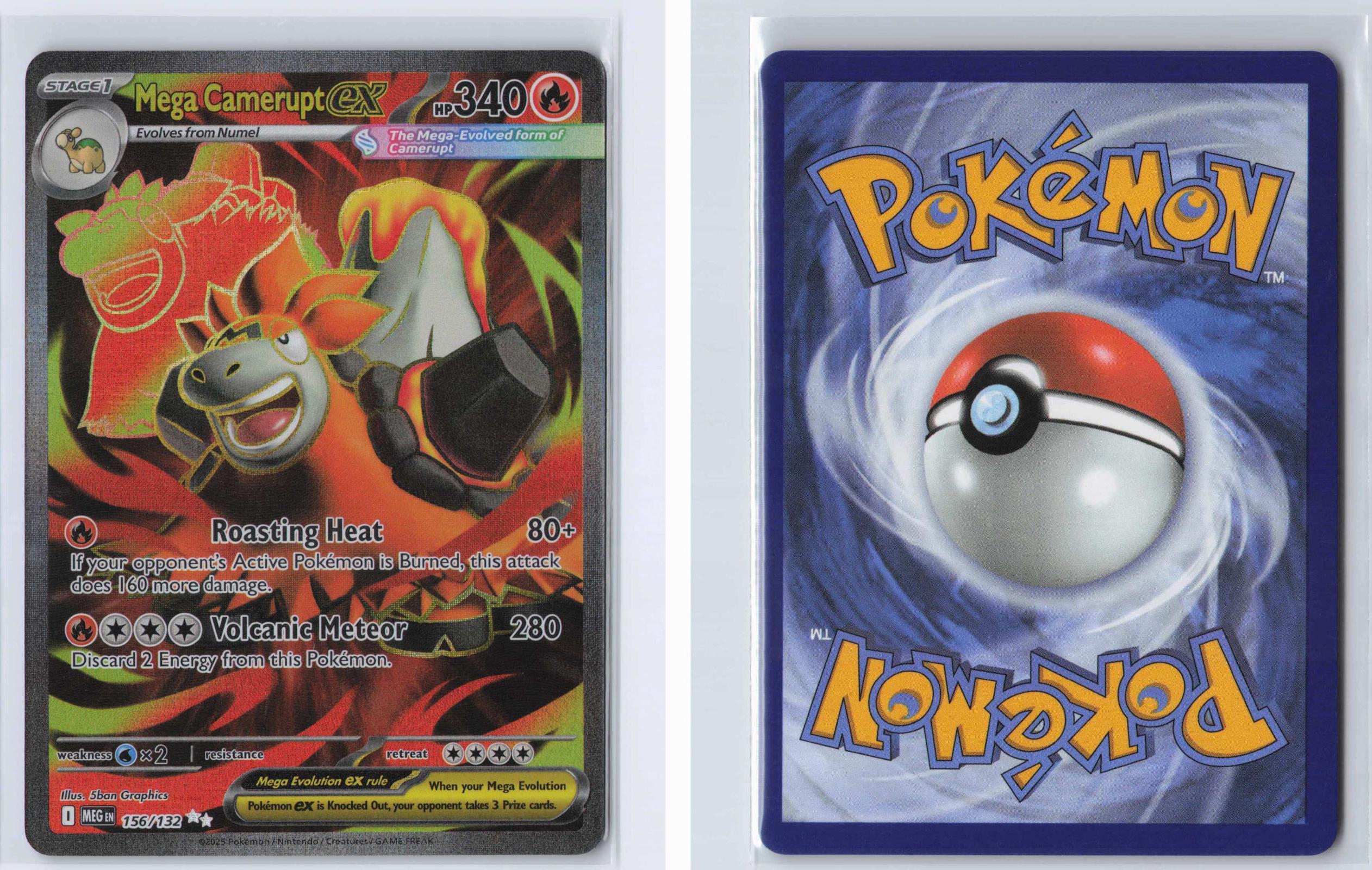 (#156/132) Mega Camerupt ex - Holo [Mega Evolution]