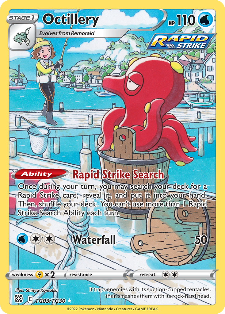 (#TG03/TG30) Octillery - Holo [Brilliant Stars Trainer Gallery]