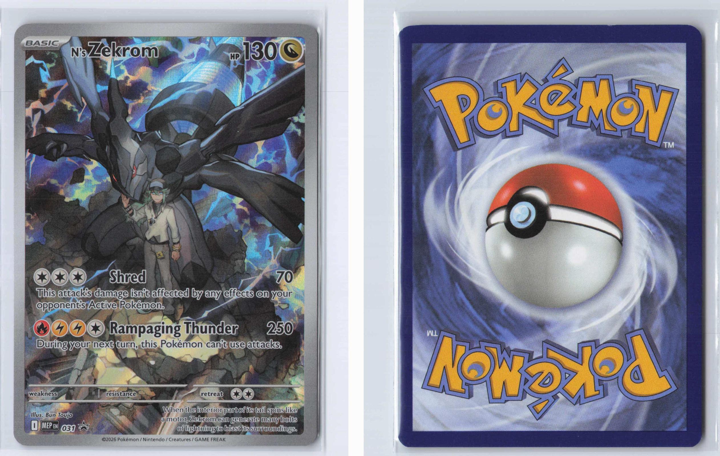 (#031) N's Zekrom - Holo [ME: Mega Evolution Promo]
