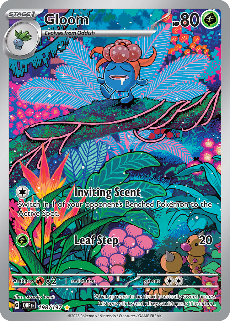 (#198/197) Gloom - Holo [Obsidian Flames]