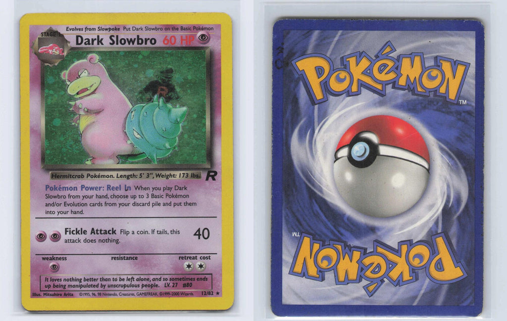(#12/82) Dark Slowbro - Unlimited Holo [Team Rocket]