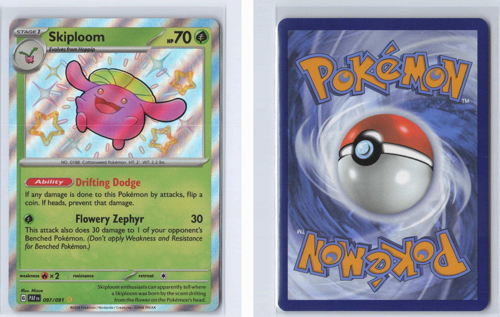 (#097/091) Skiploom - Holo [Paldean Fates]