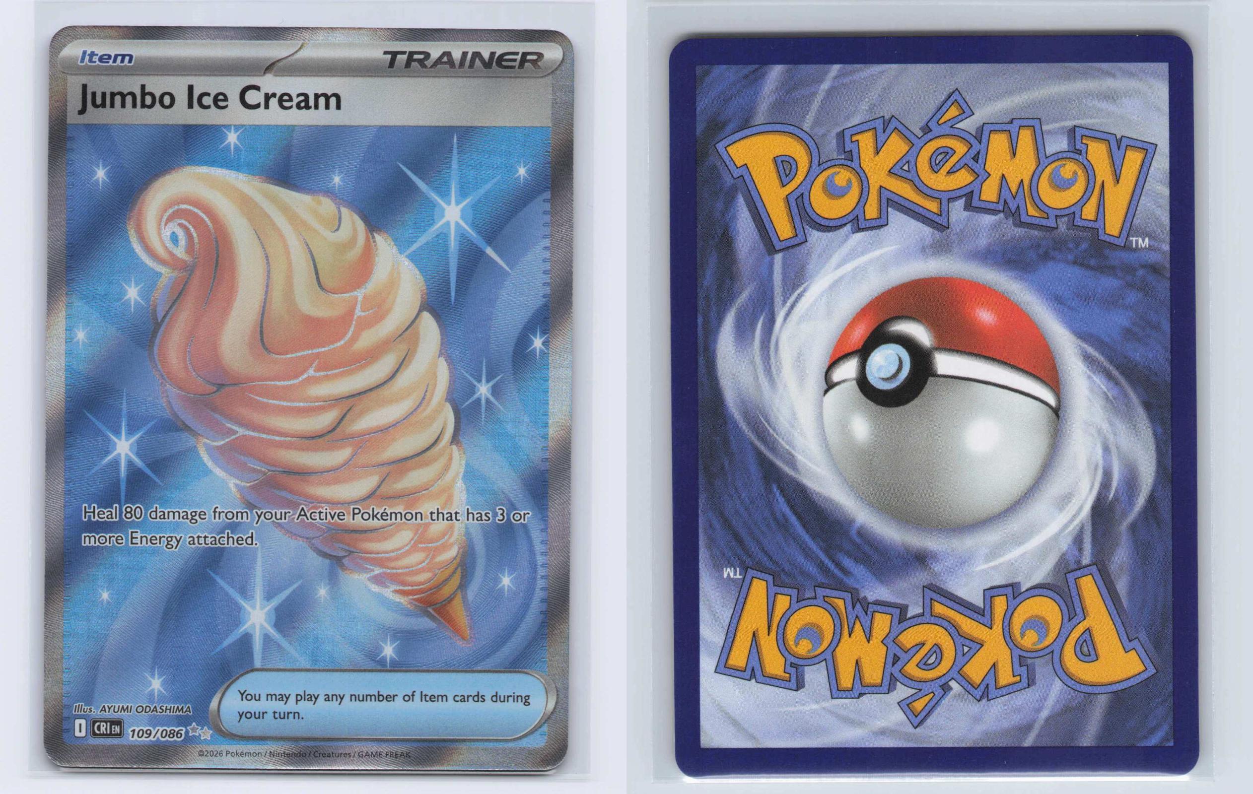 (#109/086) Jumbo Ice Cream - Holo [Chaos Rising]