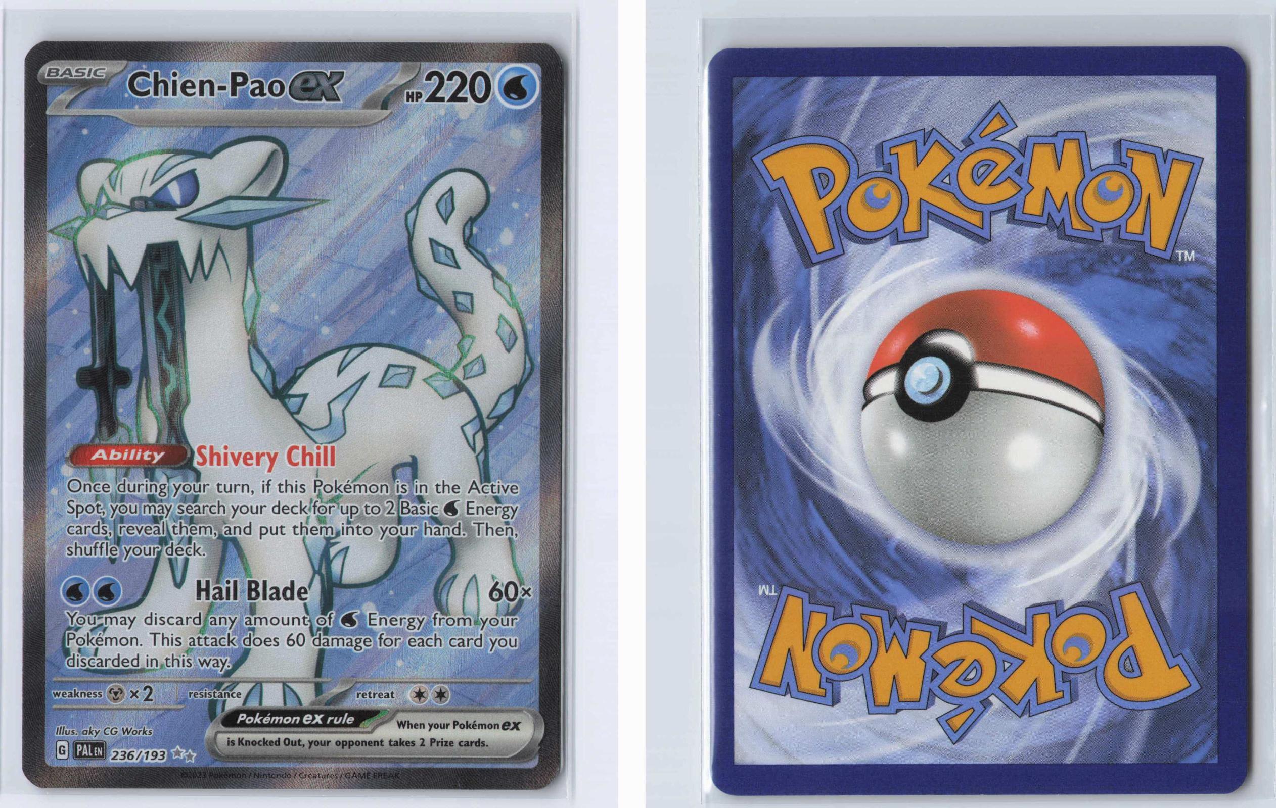 (#236/193) Chien-Pao ex - Holo [Paldea Evolved]