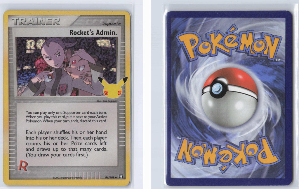 (#86/109) Rocket's Admin. - Holo [Celebrations: Classic Collection]