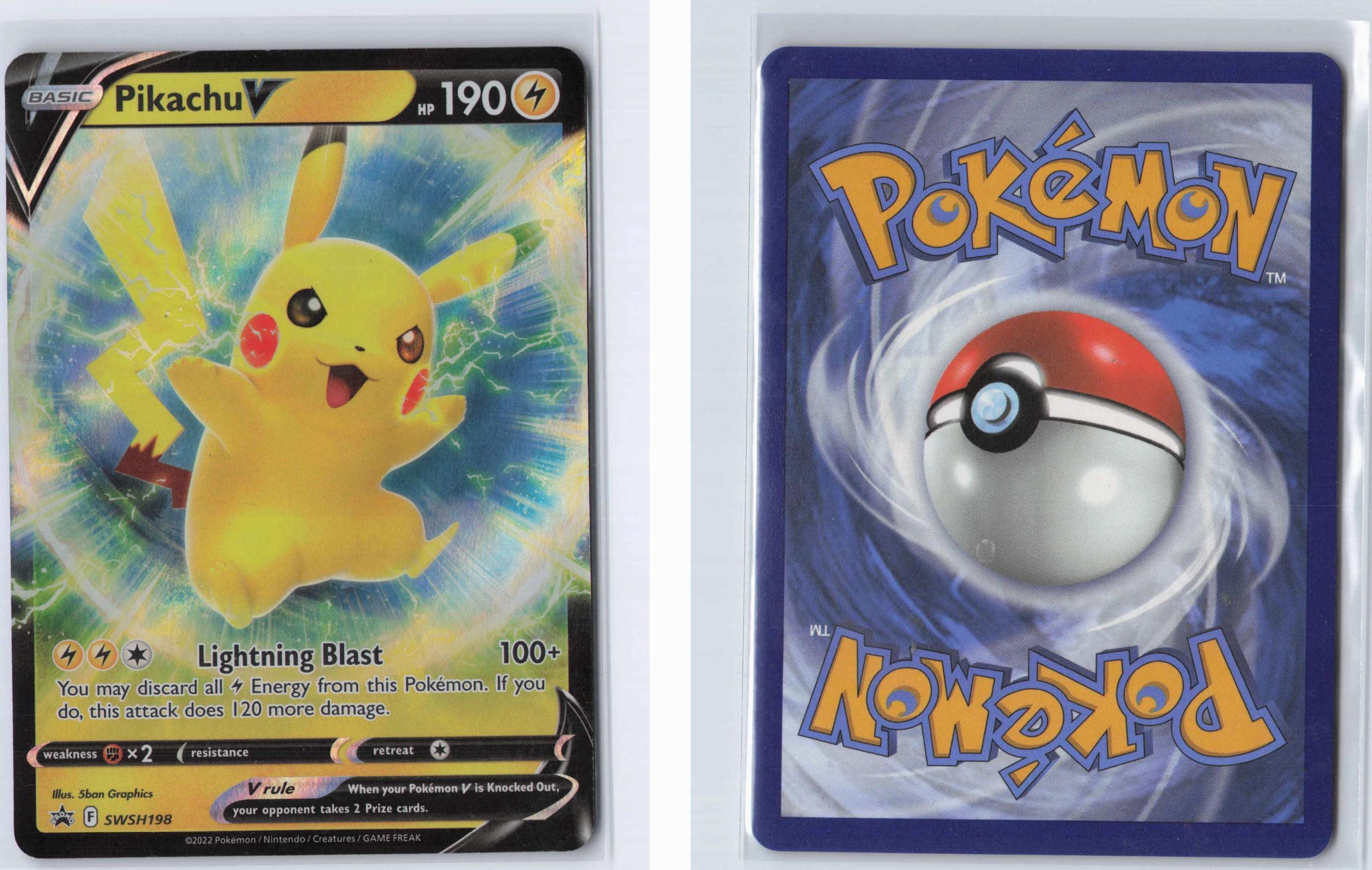 (#SWSH198) Pikachu V - Holo [Sword & Shield Promo]