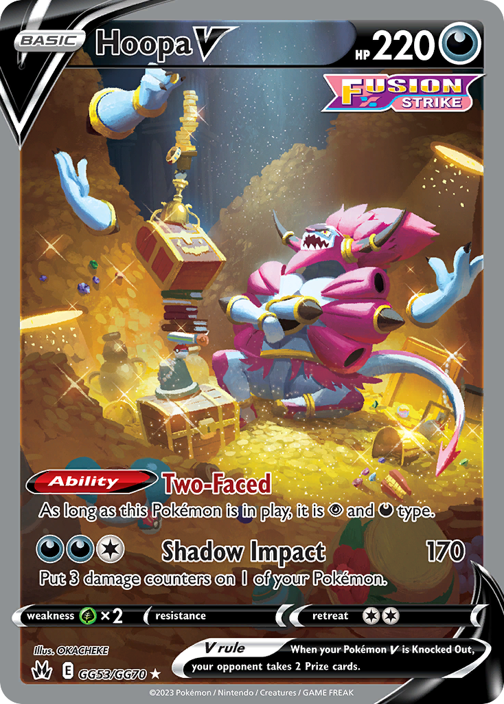 (#GG53/GG70) Hoopa V - Holo [Crown Zenith Galarian Gallery]