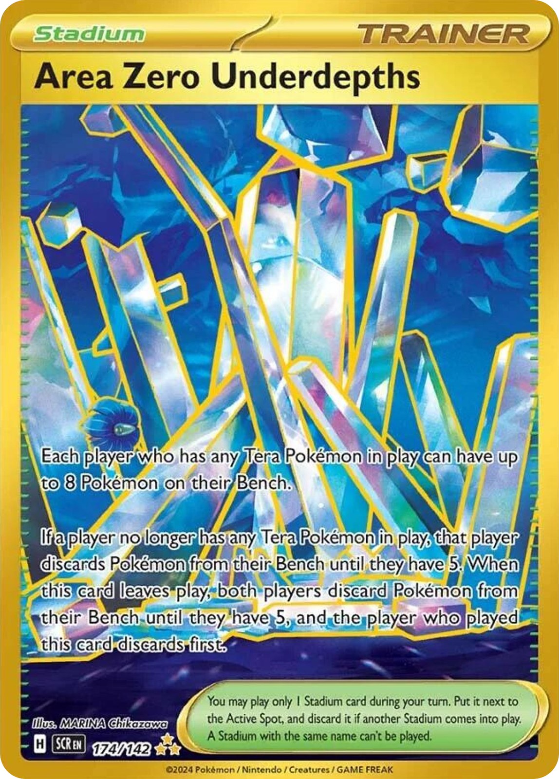 (#174/142) Area Zero Underdepths - Holo [Stellar Crown]