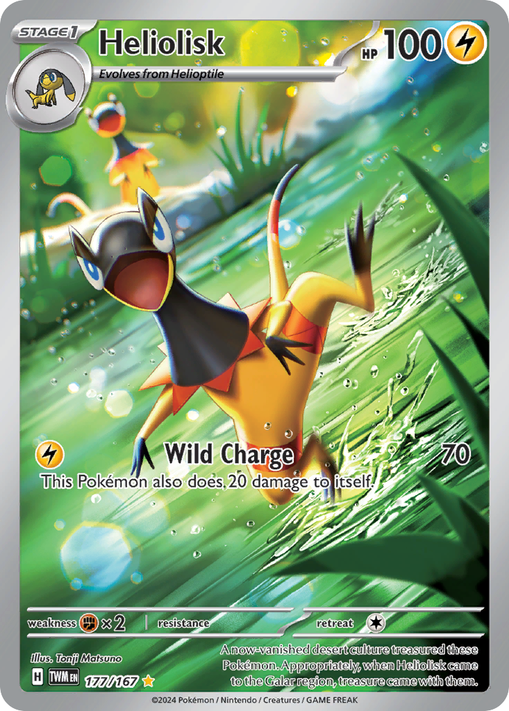 (#177/167) Heliolisk - Holo [Twilight Masquerade]
