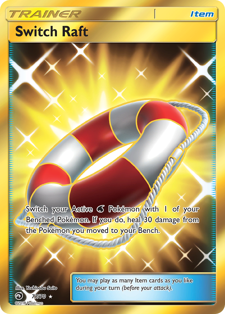 (#77/70) Switch Raft - Holo [Dragon Majesty]