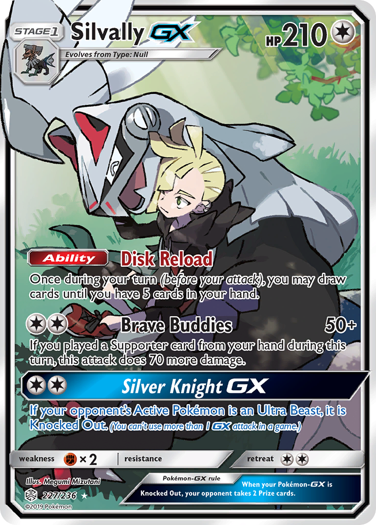 (#227/236) Silvally GX - Holo [Cosmic Eclipse]