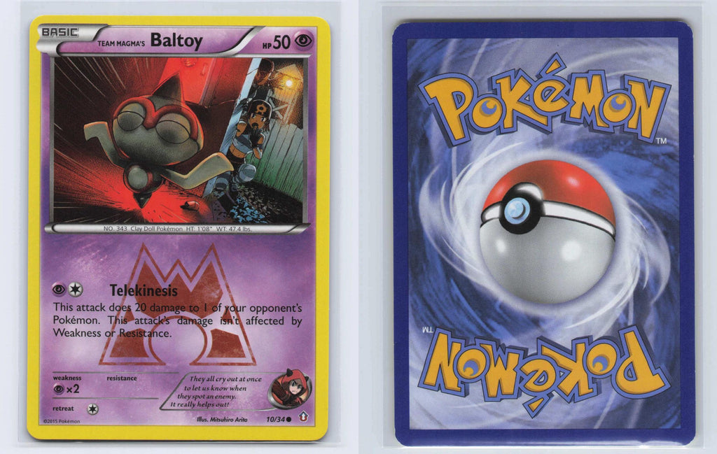 (#10/34) Team Magma's Baltoy - Normal [Double Crisis]