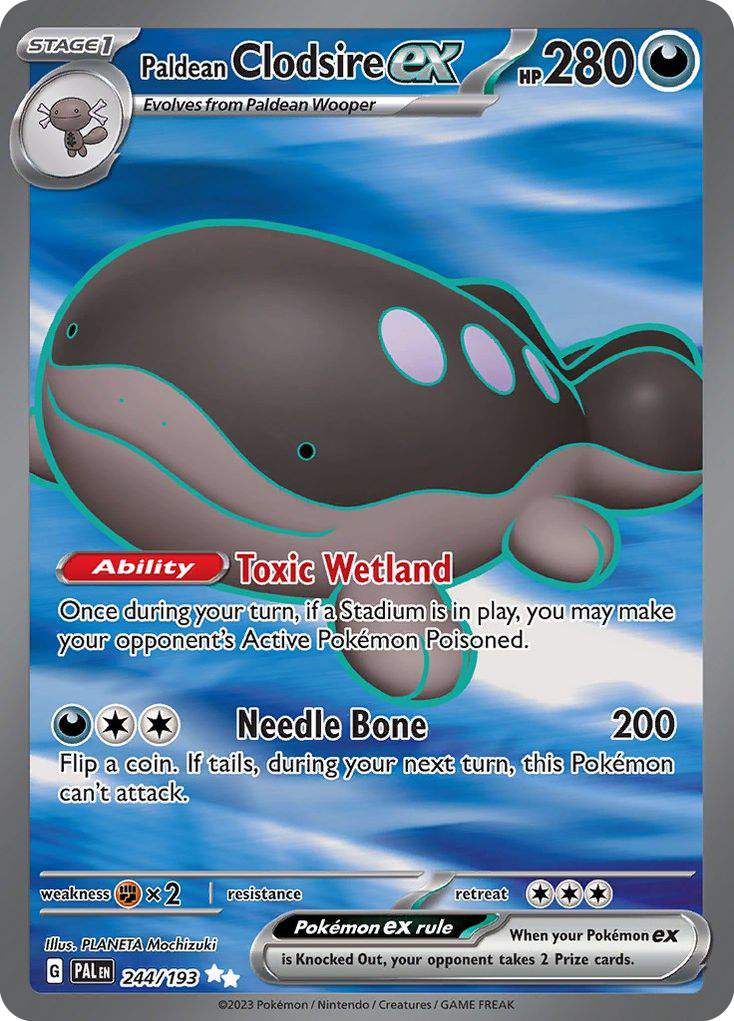 (#244/193) Paldean Clodsire ex - Holo [Paldea Evolved]