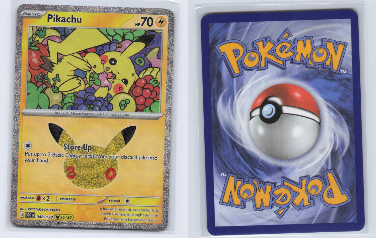 (#048/128) Pikachu - Holo [ME: 30th Celebration]