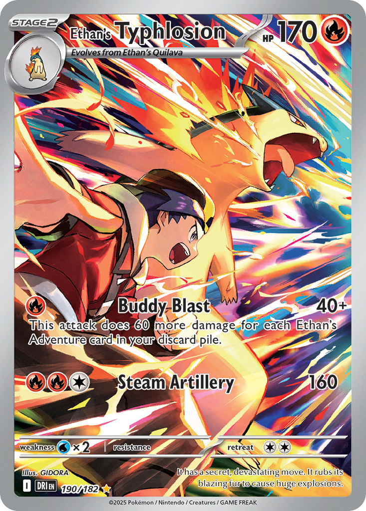 (#190/182) Ethan's Typhlosion - Holo [Destined Rivals]