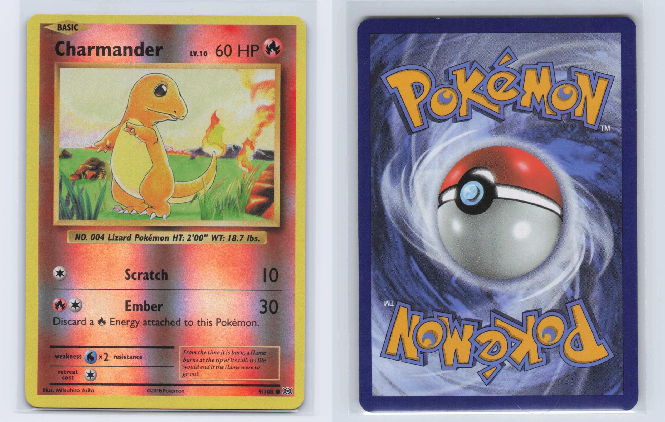 (#9/108) Charmander - Reverse Holo [Evolutions]