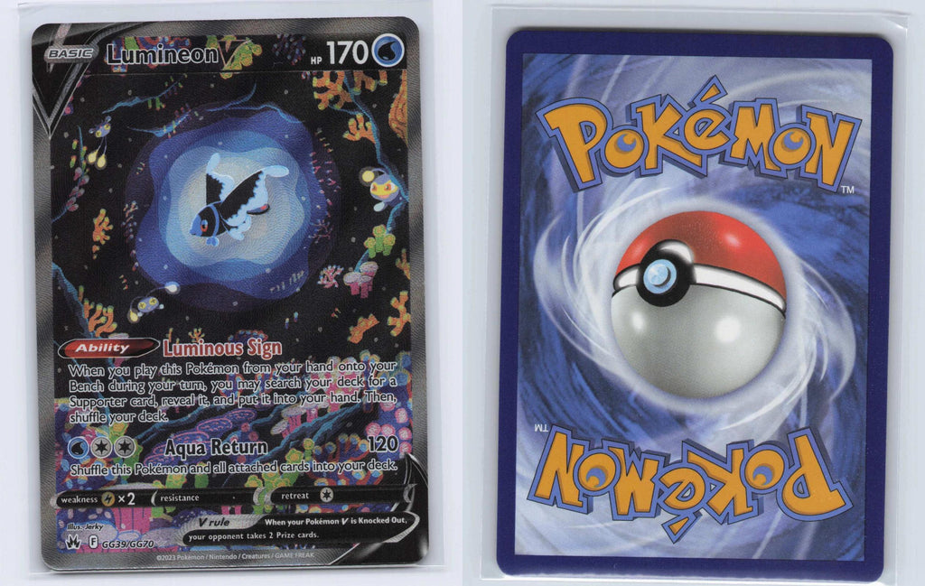 (#GG39/GG70) Lumineon V - Holo [Crown Zenith Galarian Gallery]