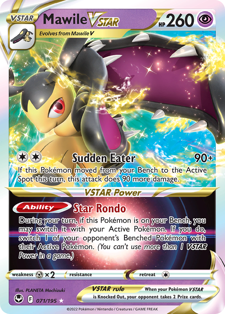 (#071/195) Mawile VSTAR - Holo [Silver Tempest]