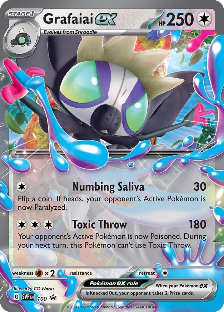 (#100) Grafaiai ex - Holo [Scarlet & Violet Promo]