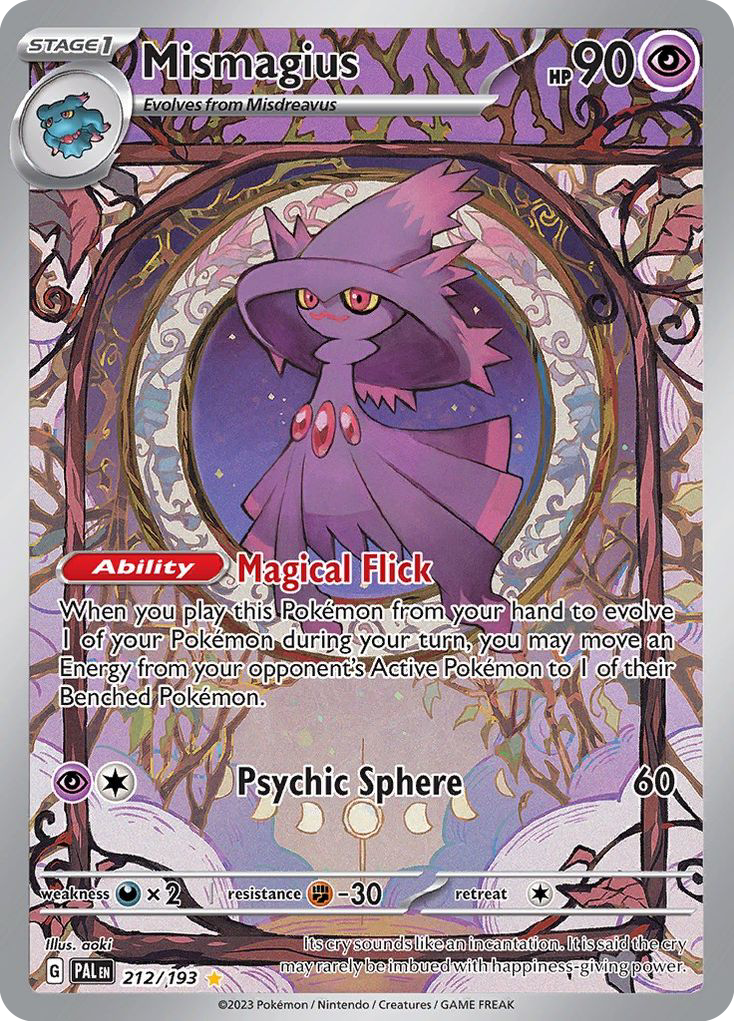 (#212/193) Mismagius - Holo [Paldea Evolved]