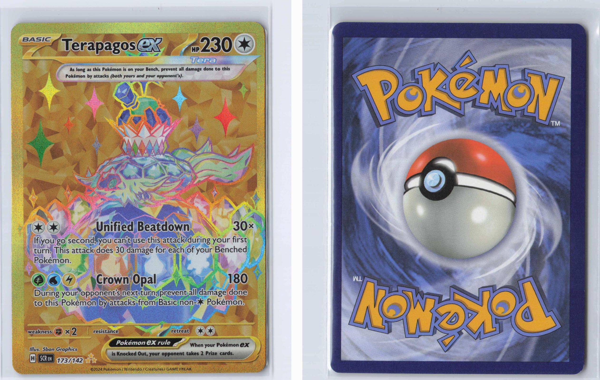 (#173/142) Terapagos ex - Holo [Stellar Crown]