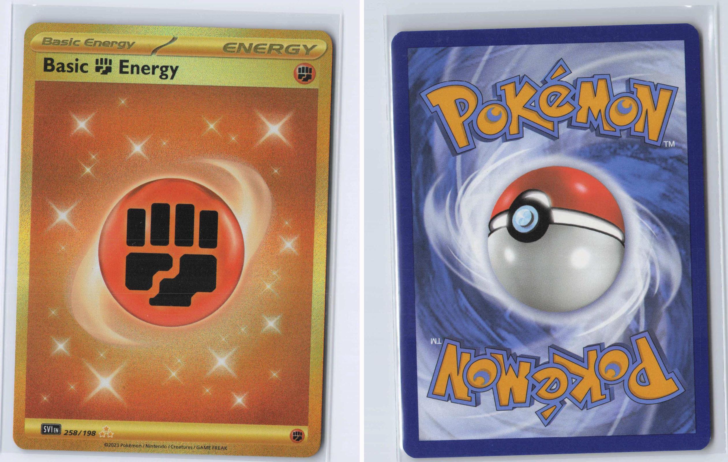 (#258/198) Basic Fighting Energy - Holo [Scarlet & Violet]