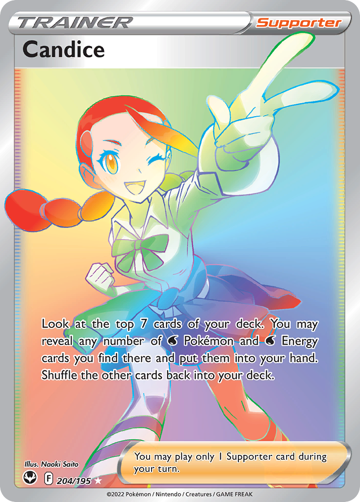 (#204/195) Candice - Holo [Silver Tempest]
