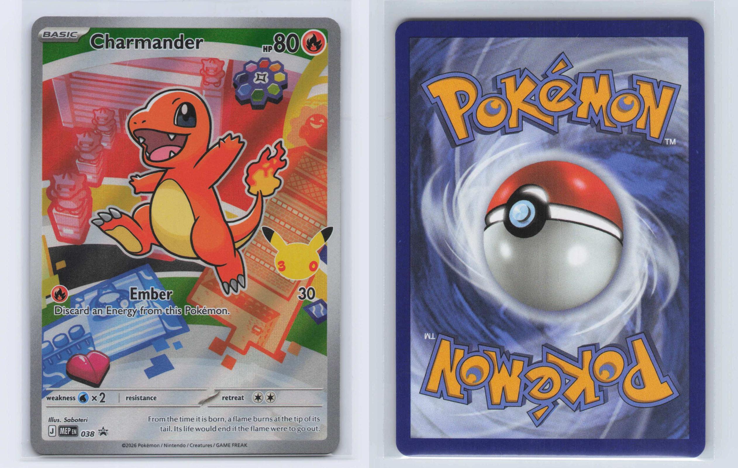 (#038) Charmander - Holo [ME: Mega Evolution Promo]