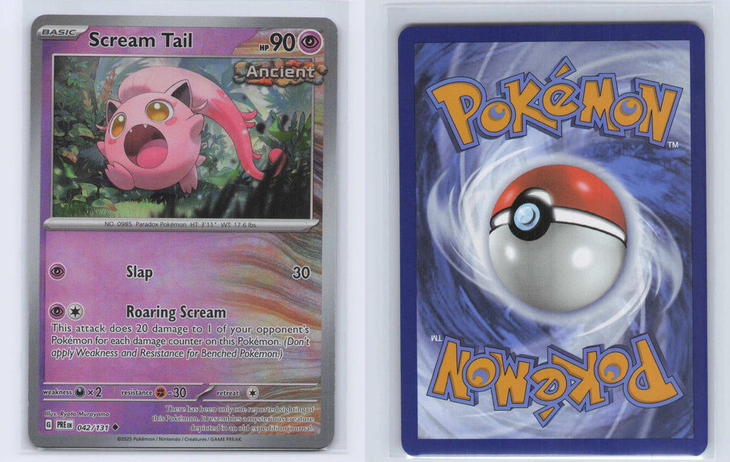 (#042/131) Scream Tail (Master Ball Pattern) - Holo [Prismatic Evolutions]