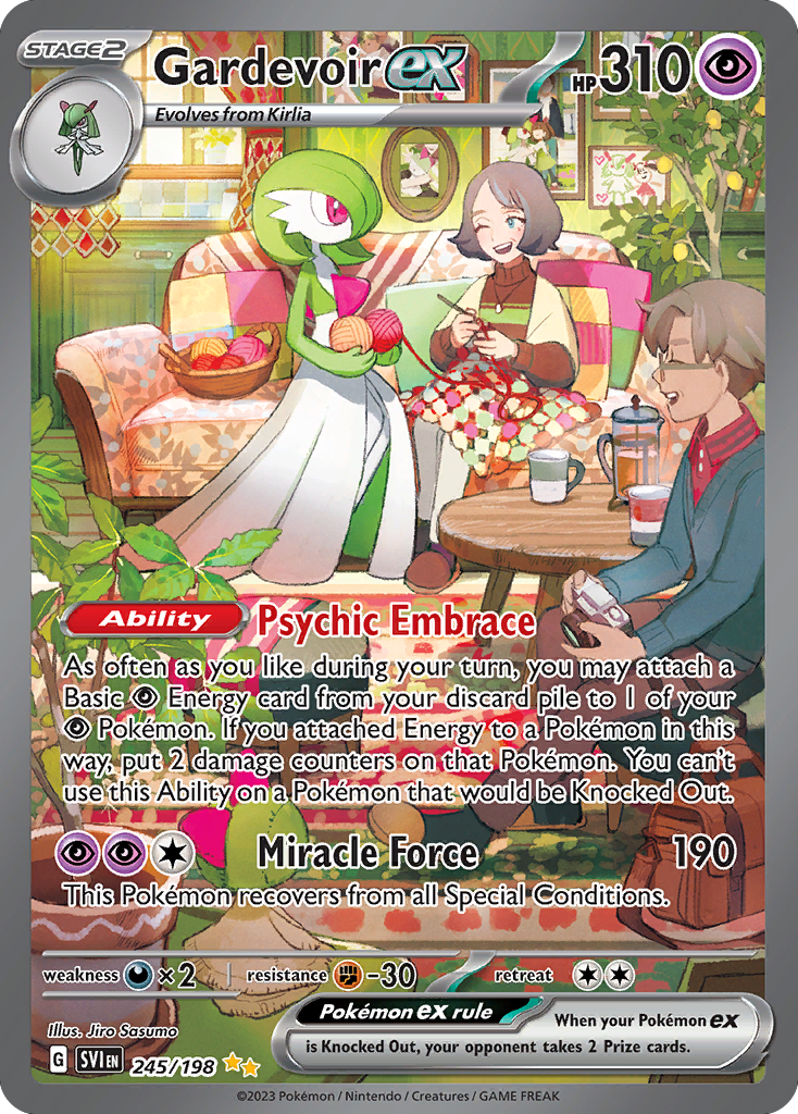 (#245/198) Gardevoir ex - Holo [Scarlet & Violet]