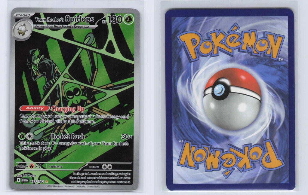 (#187/182) Team Rocket's Spidops - Holo [Destined Rivals]