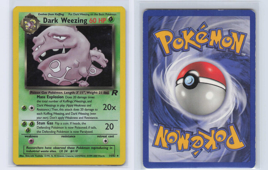 (#14/82) Dark Weezing - Unlimited Holo [Team Rocket]