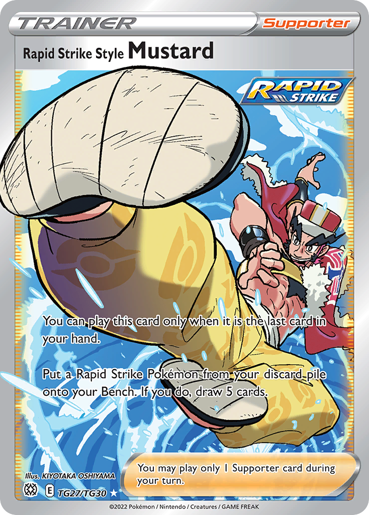 (#TG27/TG30) Rapid Strike Style Mustard - Holo [Brilliant Stars Trainer Gallery]