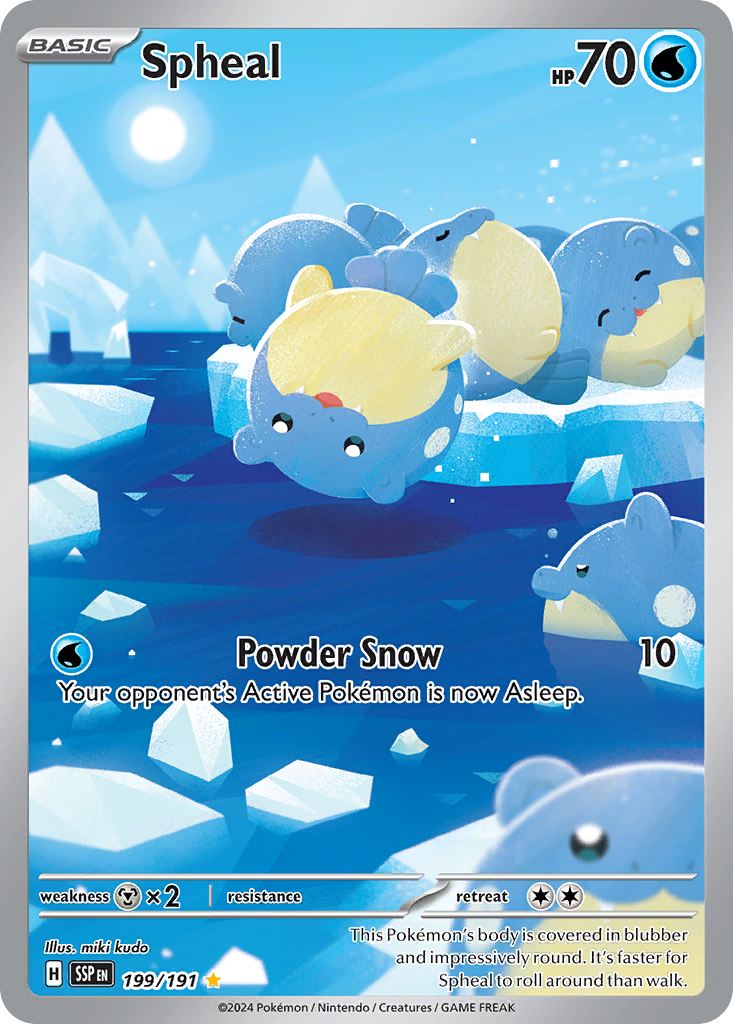(#199/191) Spheal - Holo [Surging Sparks]