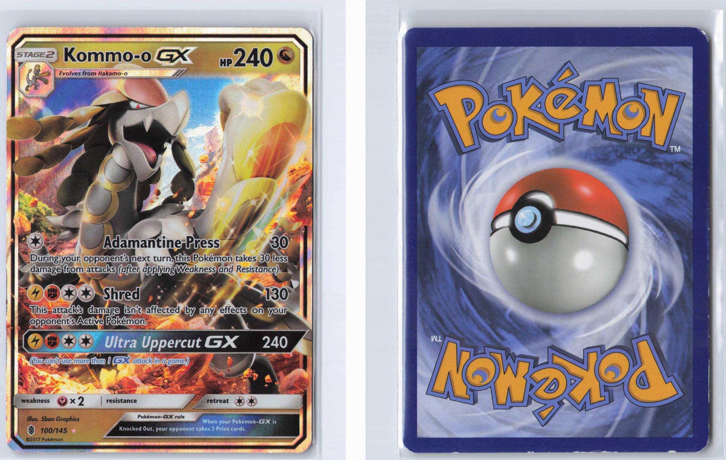 (#100/145) Kommo-o GX - Holo [Guardians Rising]