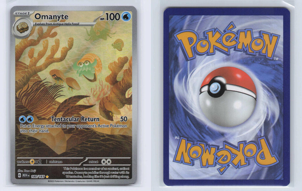 (#180/165) Omanyte - Holo [151]
