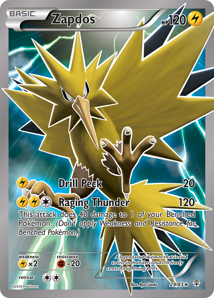 (#29/83) Zapdos - Holo [Generations]