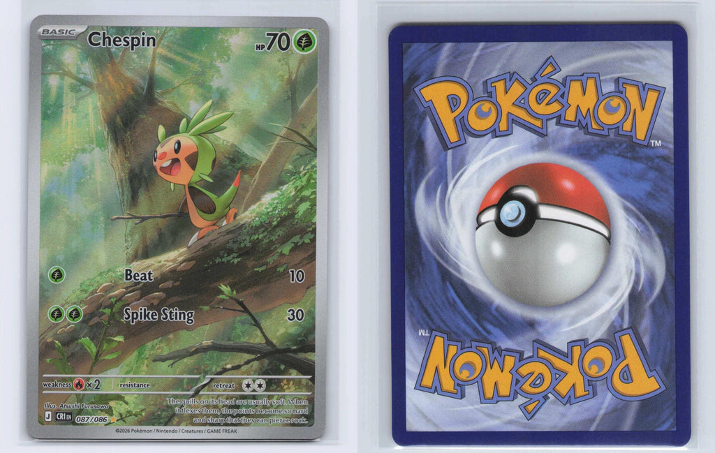 (#087/086) Chespin - Holo [Chaos Rising]
