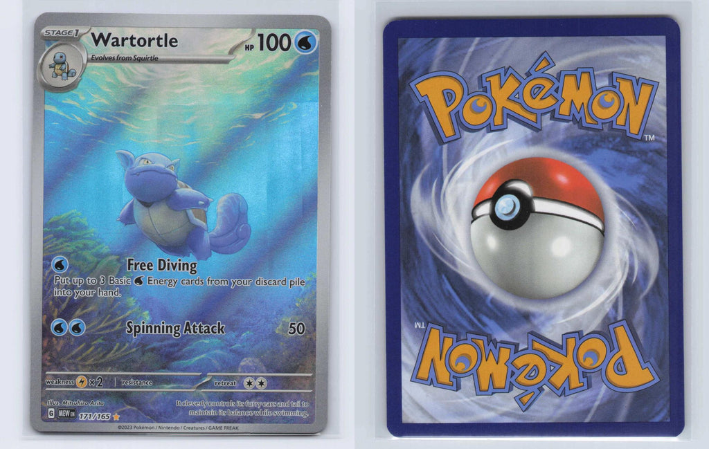 (#171/165) Wartortle - Holo [151]