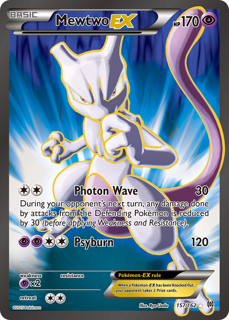 (#157/162) Mewtwo EX - Holo [BREAKthrough]