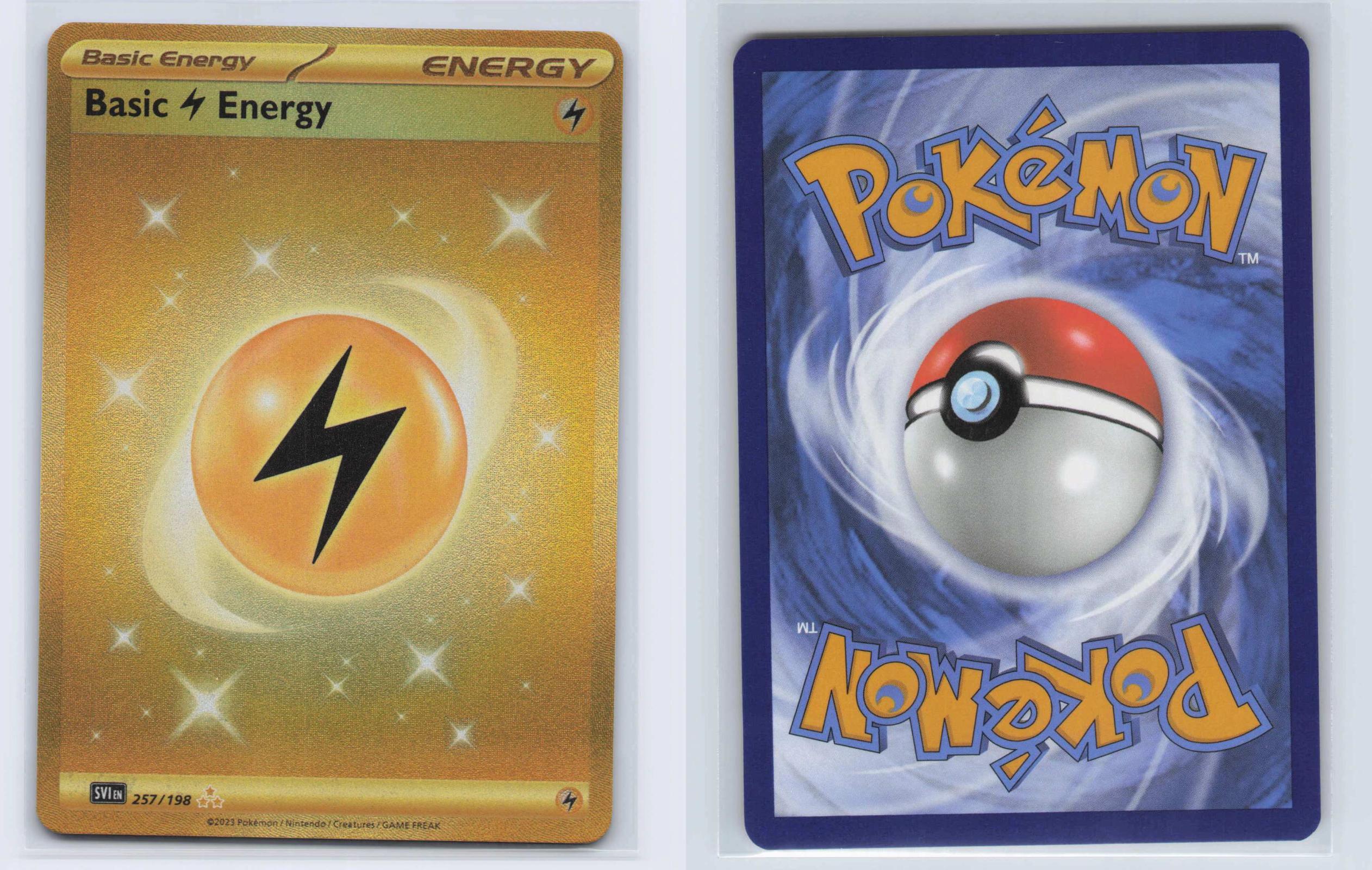 (#257/198) Basic Lightning Energy - Holo [Scarlet & Violet]