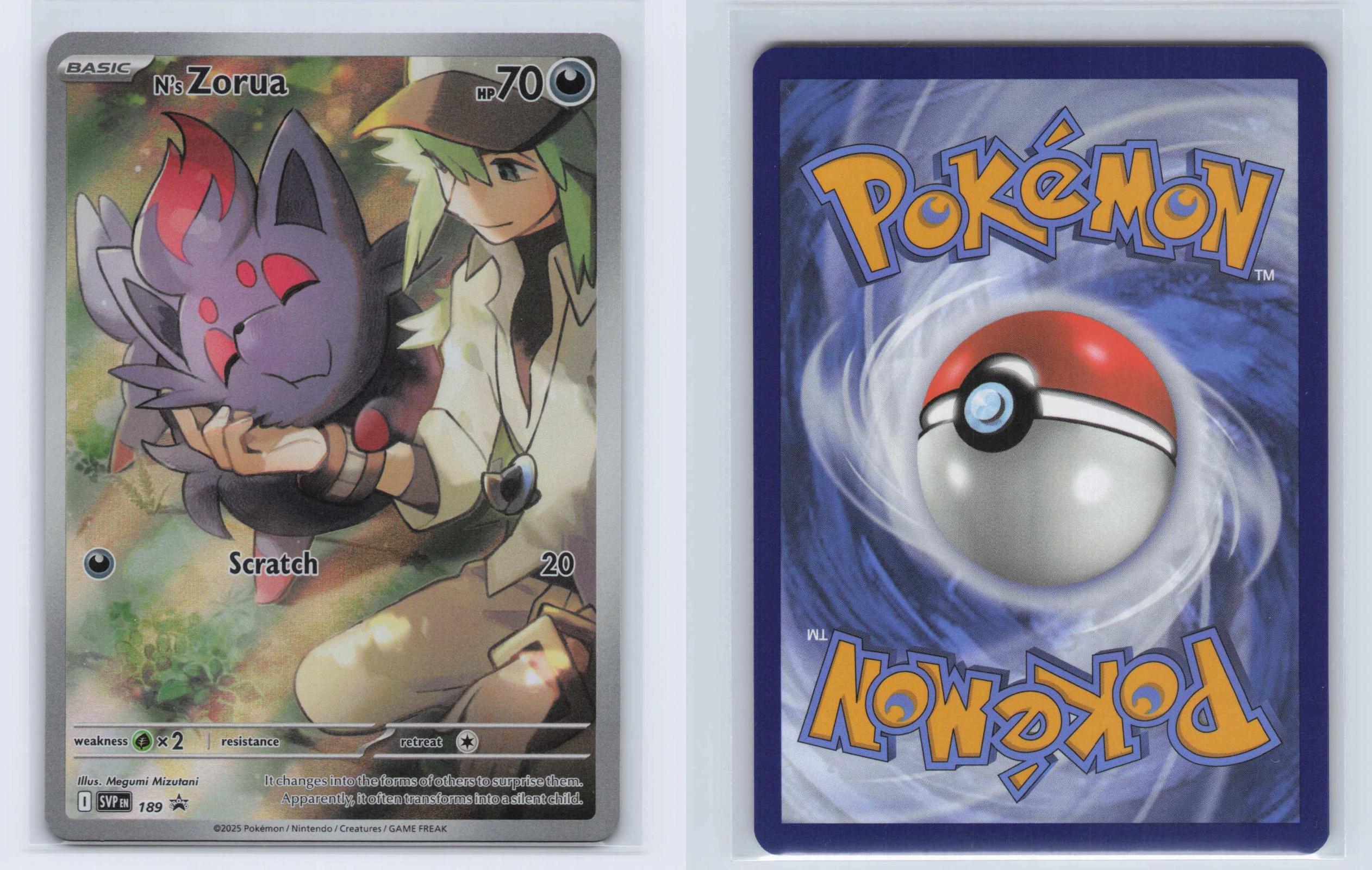 (#189) N's Zorua - Holo [Scarlet & Violet Promo]