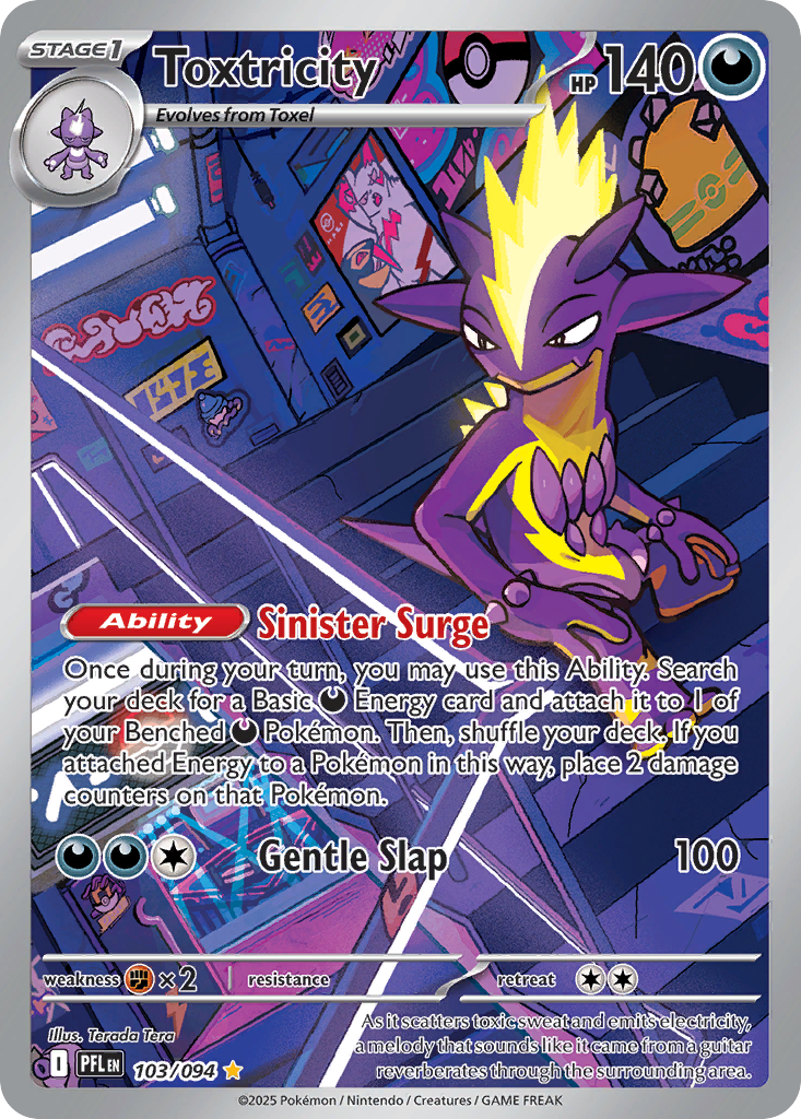 (#103/094) Toxtricity - Holo [Phantasmal Flames]