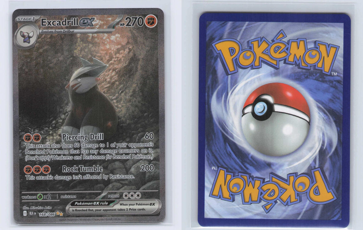 (#168/086) Excadrill ex - Holo [Black Bolt]