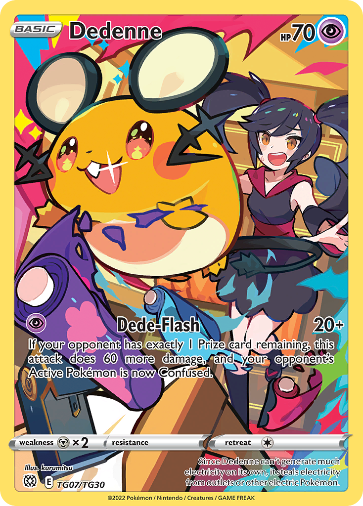 (#TG07/TG30) Dedenne - Holo [Brilliant Stars Trainer Gallery]