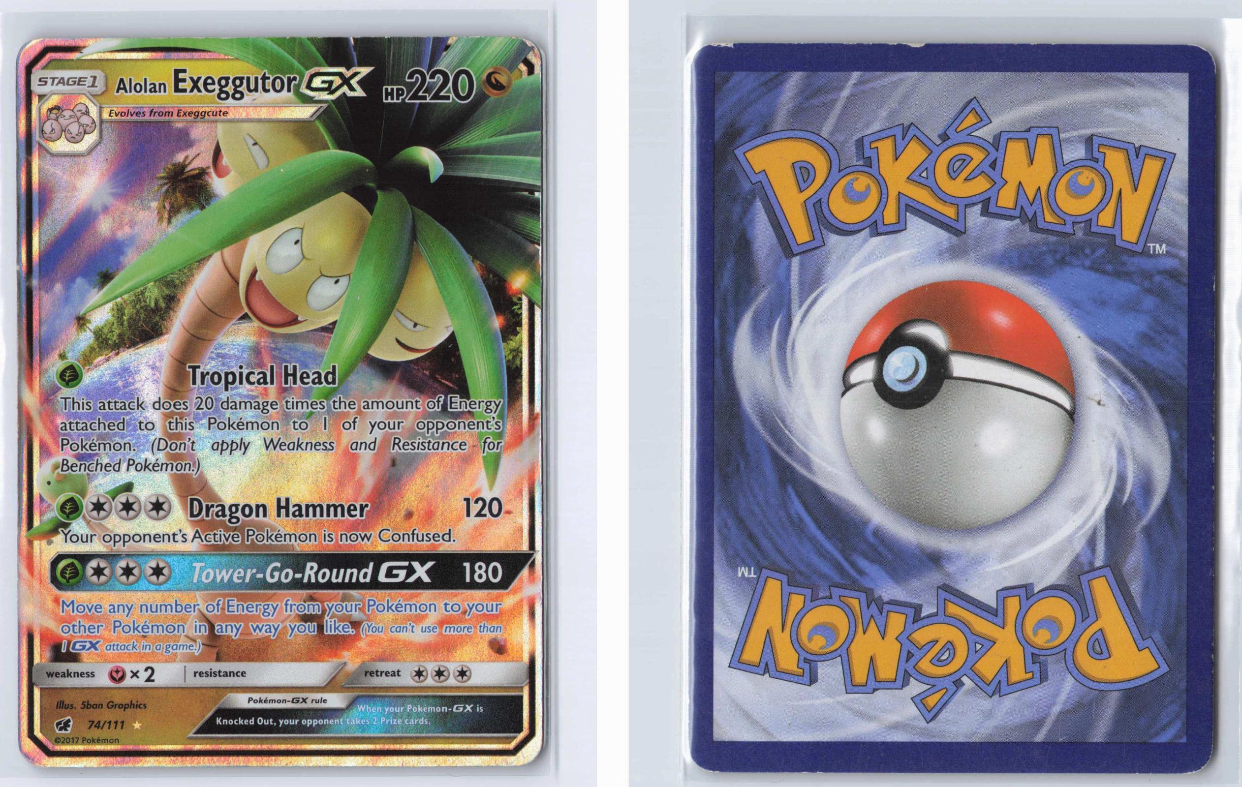 (#74/111) Alolan Exeggutor GX - Holo [Crimson Invasion]