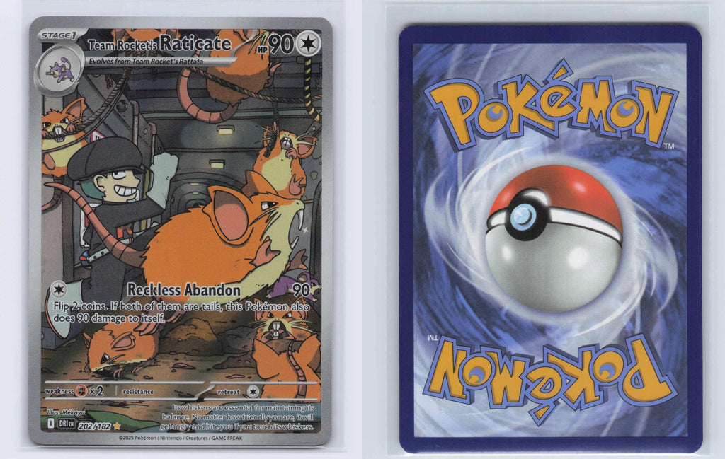 (#202/182) Team Rocket's Raticate - Holo [Destined Rivals]