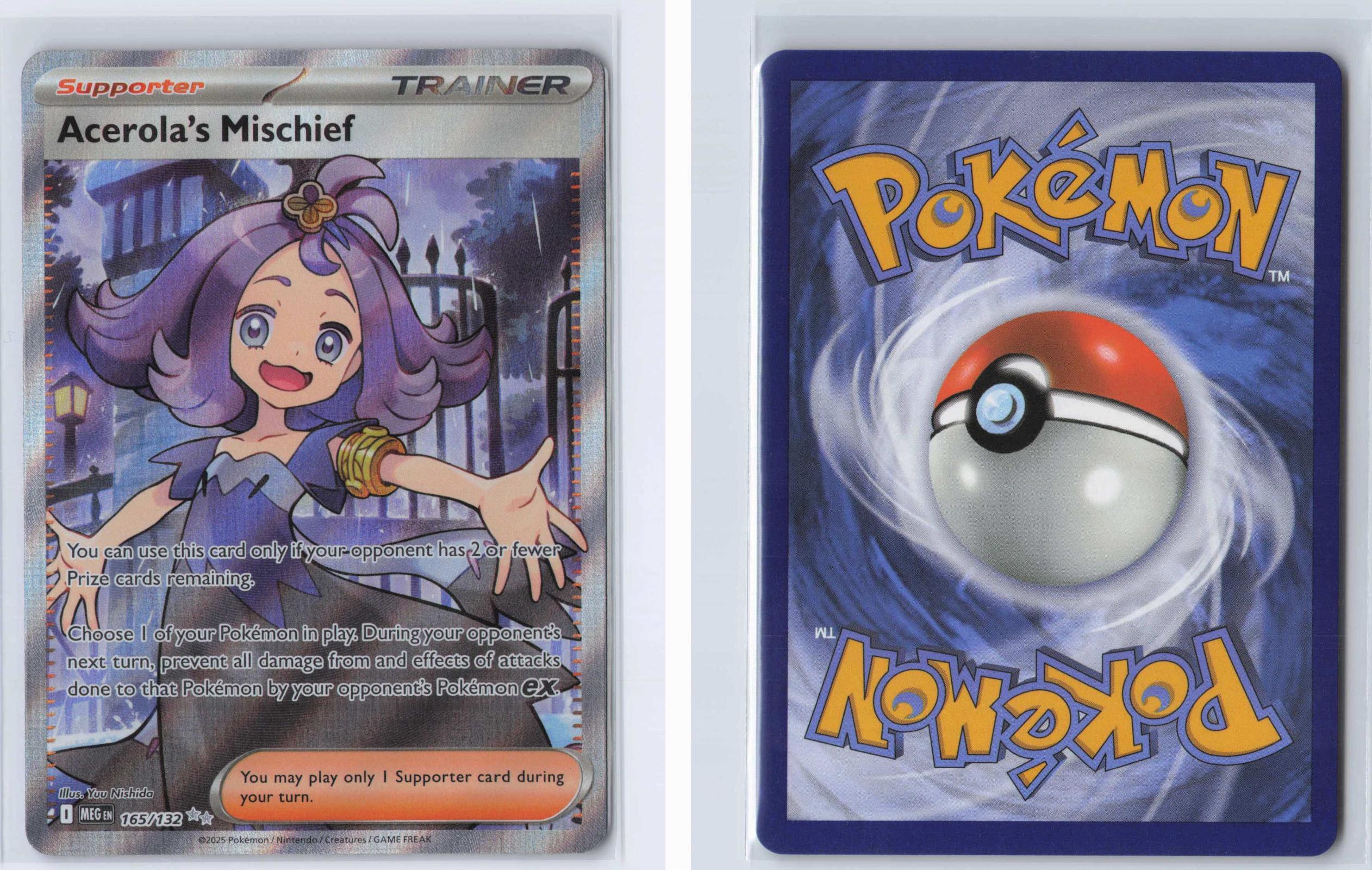 (#165/132) Acerola's Mischief - Holo [Mega Evolution]
