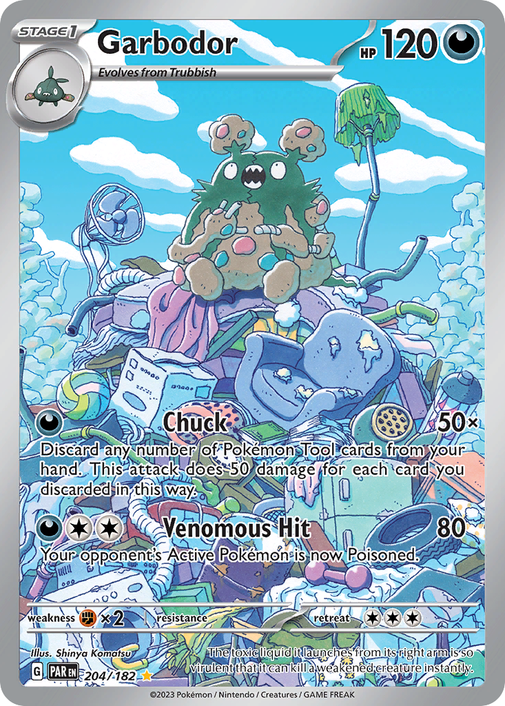 (#204/182) Garbodor - Holo [Paradox Rift]